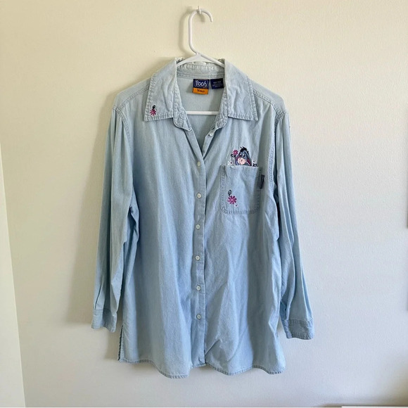 Vintage Plus Sized Eeyore button down! Disney - Picture 1 of 5
